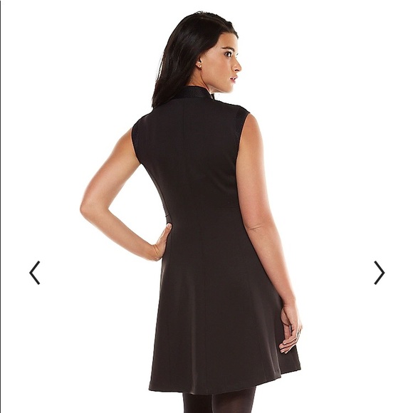 Elie Tahari Scuba Fit and Flare Dress Size 8 - Picture 2 of 6